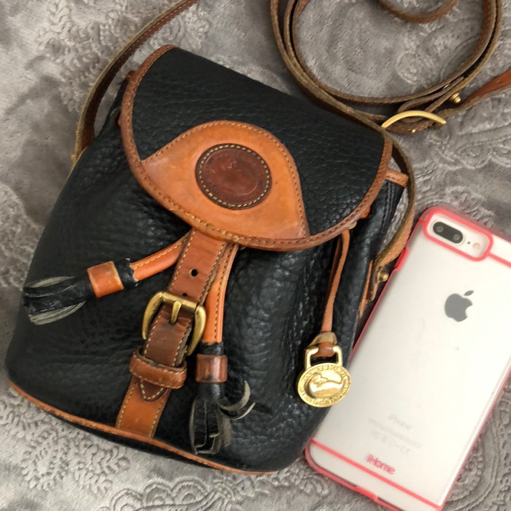 Rare Vintage Dooney & Bourke sherpa style Sm xbody